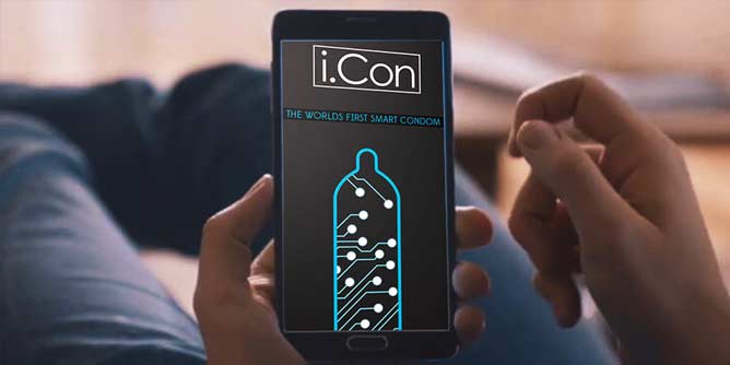 i.Con app being displayed on a mobile device
