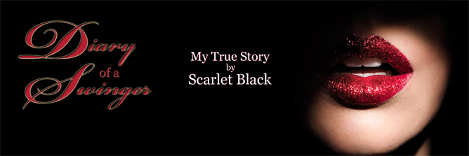 Book cover of Scarlet Black's novel Diary of a Swinger